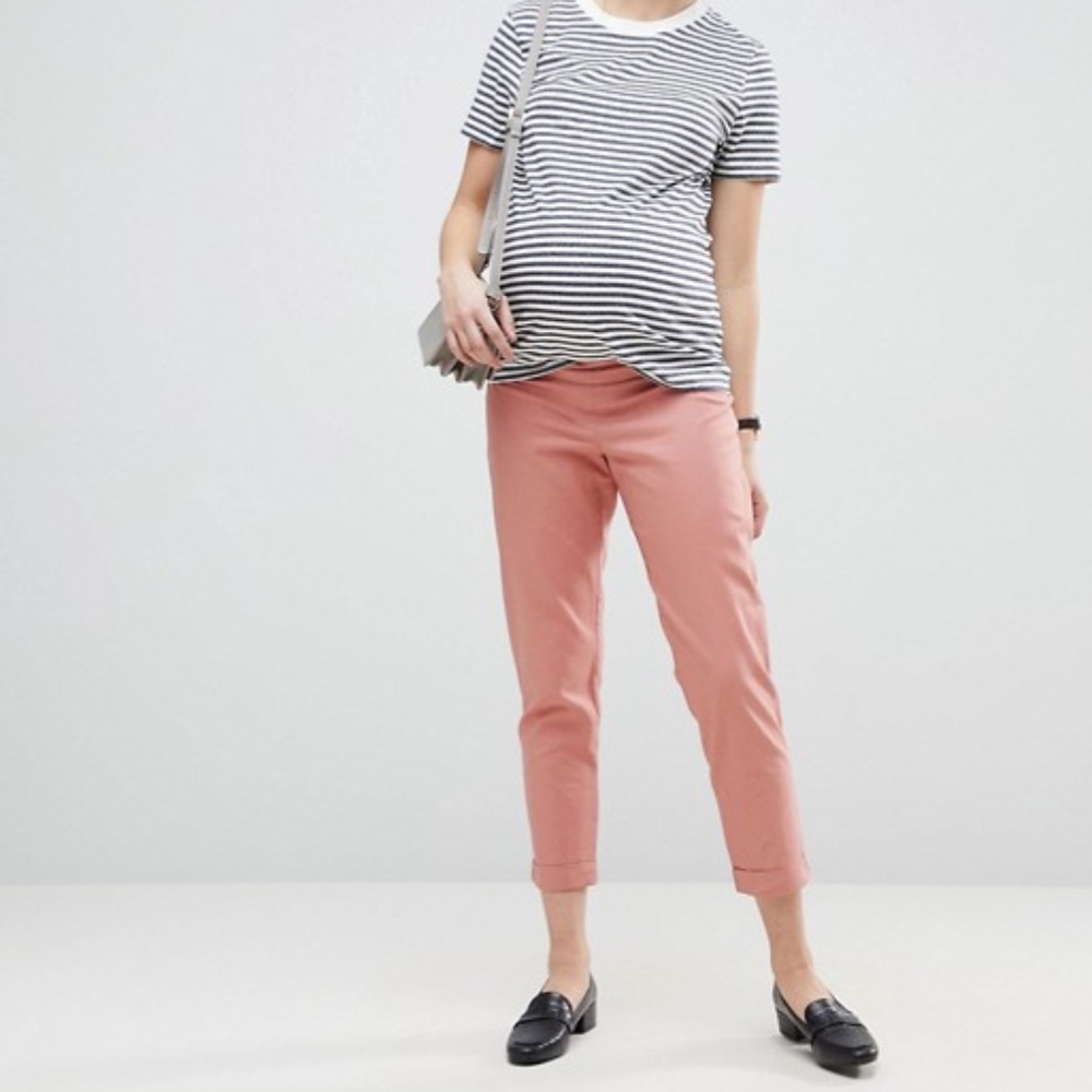 ✨HOST PICK✨ASOS Maternity linen cigarette pants